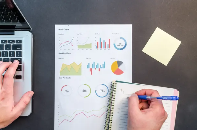 CRM data review checklist and account prioritization sheet on a desk